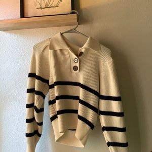 Half-buttoned Sweater